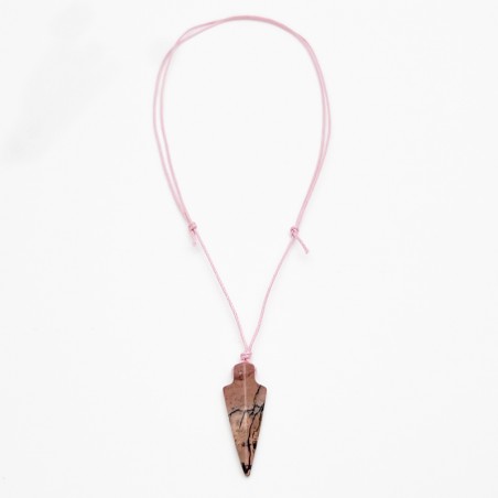 Collier cordon coton ajustable