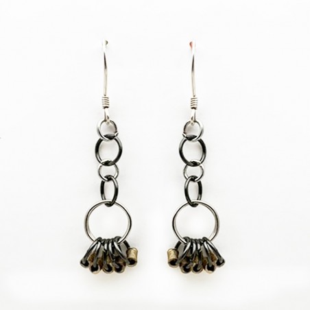 Boucles d’oreilles dormeuses en argent
